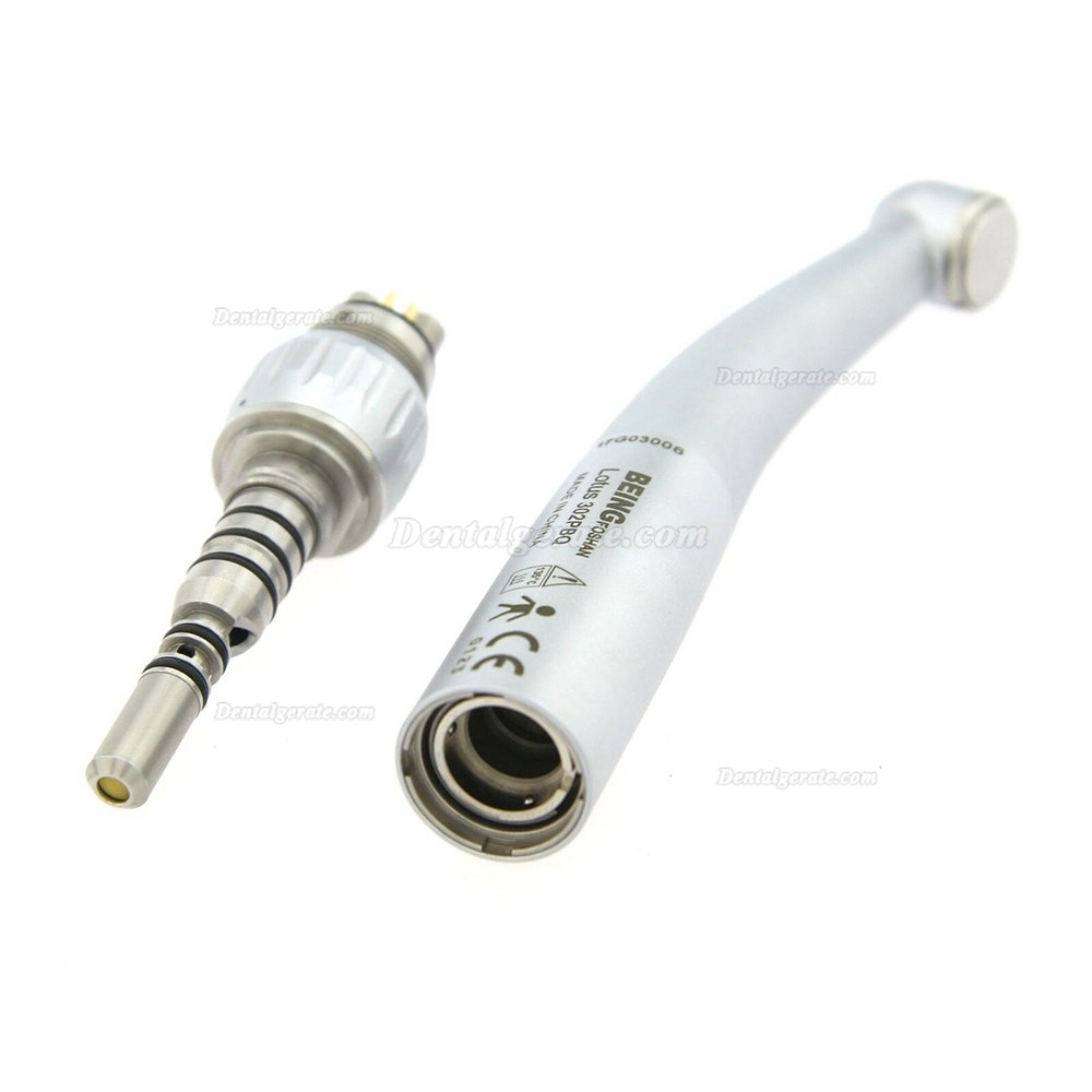 BEING 302PBQ Faseroptik Led Turbine Handst&uuml;ck mit KaVo MULTIflex Koppler 6 Loch
